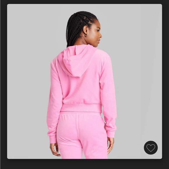Women's Velour Zip-Up Hoodie - Wild
Fable Pink - Picture 2 of 2